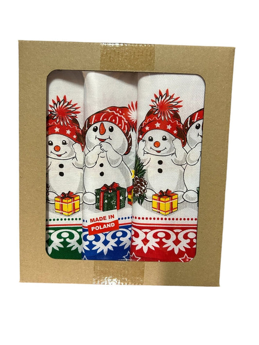 3 Cloths (Snowmen)