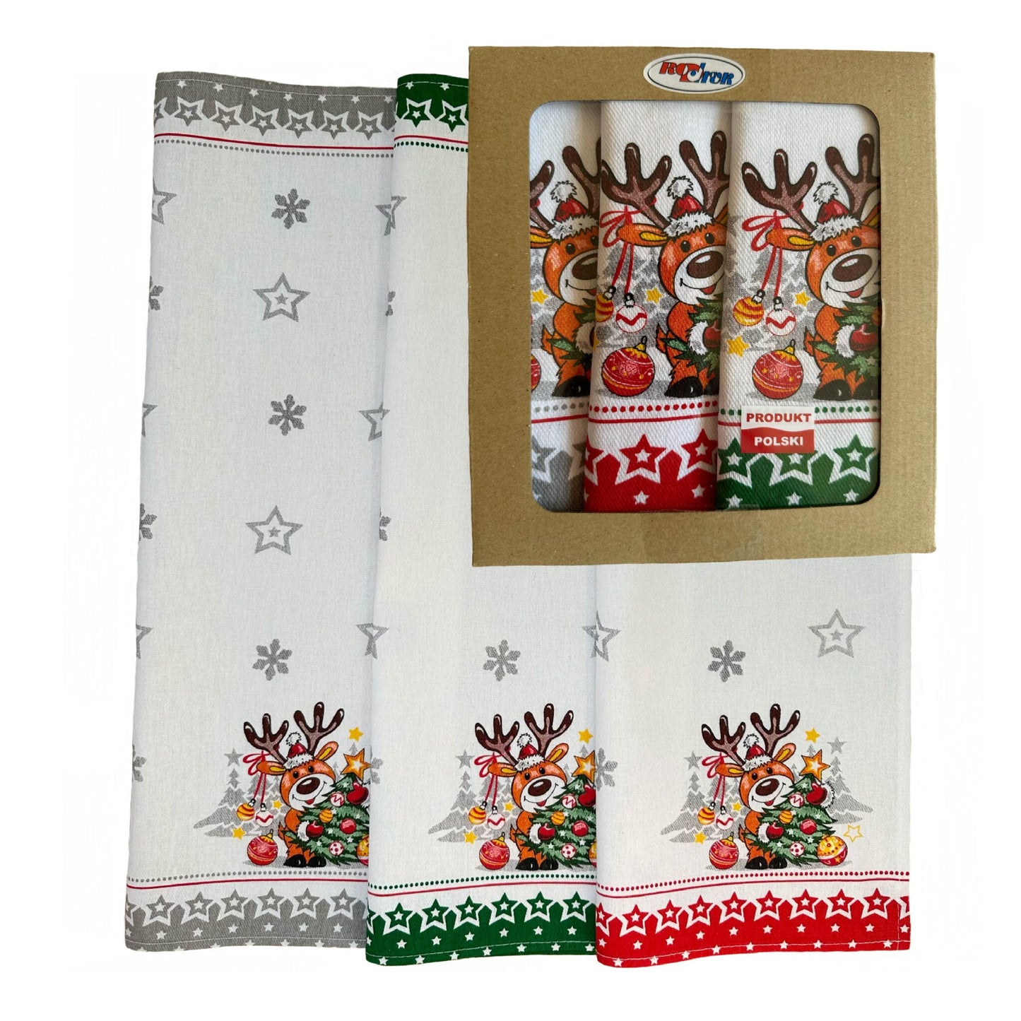 3 Cloths (Reindeer)